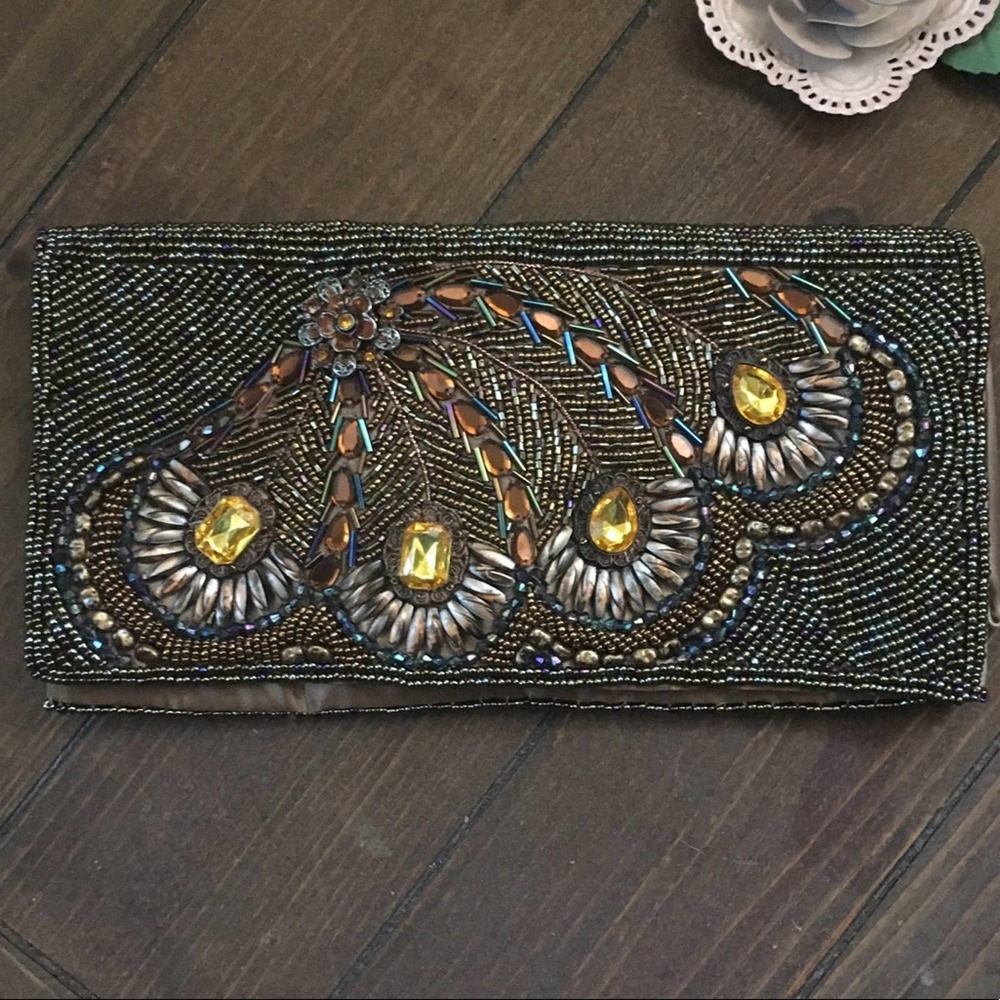 Shakeels Concepts Beaded Clutch